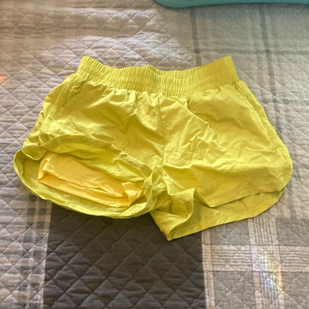 Women's Yellow Shorts